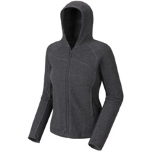 Mountain Hardwear Sarafin Hooded Sweatshirt - Wool, Recycled Materials (For Women) in Grill - Closeouts