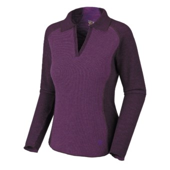 Mountain Hardwear Sarafin Sweater - Wool, Recycled Materials (For Women) in Iris Glow