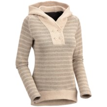 Mountain Hardwear Sevina Hoodie Sweatshirt - Wool Blend (For Women) in Dolomite - Closeouts