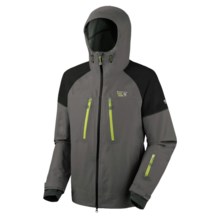 Mountain Hardwear Snowpocalypse Dry.Q Elite Jacket - Waterproof (For Men) in Grill/Black - Closeouts