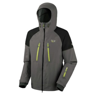 Mountain Hardwear Snowpocalypse Dry.Q Elite Jacket - Waterproof (For Men) in Grill/Black