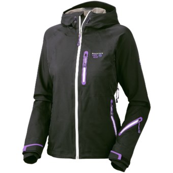 Mountain Hardwear Snowtastic Dry.Q Elite Jacket - Waterproof, Soft Shell (For Women) in Black