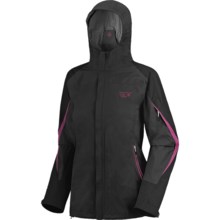 Mountain Hardwear Stretch Cohesion Dry.Q Core Jacket - Waterproof (For Women) in Black - Closeouts