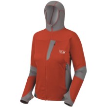 Mountain Hardwear Super Power Jacket - Polartec® Power Dry® (For Women) in Bonfire/Titanium - Closeouts