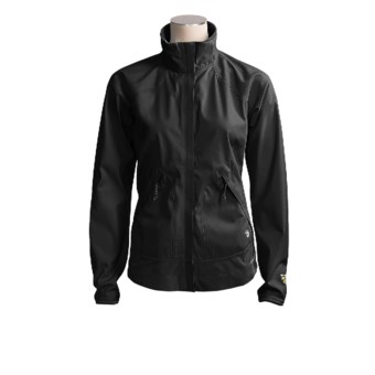 Mountain Hardwear Tempo Jacket - Windstopper® (For Women) in Black/Black