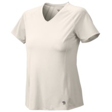 Mountain Hardwear Tephra Trek T-Shirt - UPF 50, Short Sleeve (For Women) in Sea Salt - Closeouts