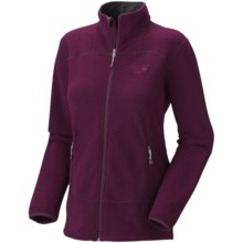 Mountain Hardwear Toasty Tweed Fleece Jacket (For Women) in Black Cherry - Closeouts