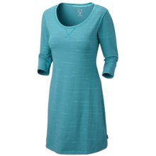 Mountain Hardwear Tonganessa Dress - Scoop Neck, 3/4 Sleeve (For Women) in Wink - Closeouts