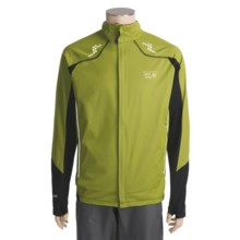 Mountain Hardwear Transition Super Power Jacket - Windstopper®, Soft Shell (For Men) in Grasshopper/Black - Closeouts