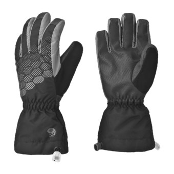 Mountain Hardwear Trax Dry.Q Core Gloves - Waterproof, Insulated (For Boys) in Black