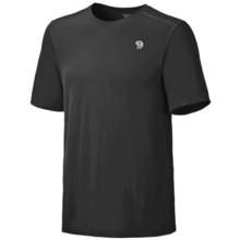 Mountain Hardwear Wicked Lite T-Shirt - Short Sleeve (For Men) in Black - Closeouts