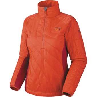 Mountain Hardwear Zonal Pullover Jacket - Insulated (For Women) in Hot Rod/Thunderbird Red
