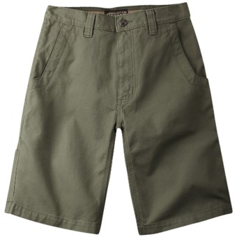 Mountain Khakis Alpine Utility Shorts - Cotton Canvas (For Men) in Pine
