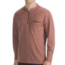 Mountain Khakis Approach Henley - UPF 50+, Long Sleeve (For Men) in Brick Red - Closeouts
