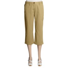 Mountain Khakis Cargo Capri Pants - Teton Twill (For Women) in Retro Khaki - Closeouts