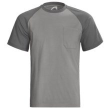 Mountain Khakis Fairway Crew Shirt - Short Sleeve (For Men) in Graphite/Willow - Closeouts