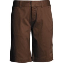 Mountain Khakis Lake Lodge Twill Shorts (For Women) in Chocolate - Closeouts