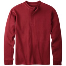 Mountain Khakis Trapper Henley Shirt - Long Sleeve (For Men) in Engine Red - Closeouts