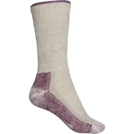 SmartWool Mountaineer Extra Cushion Socks - Merino Wool, Crew (For Women) - TAUPE (M )