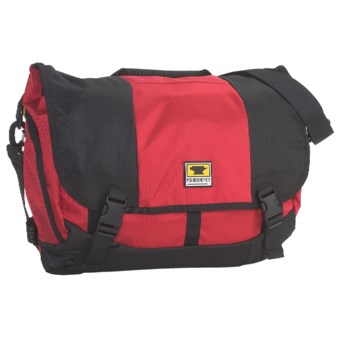 Mountainsmith Messenger Bag - Large, Recycled Materials in Aztec Red/Black