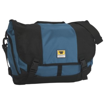 Mountainsmith Messenger Bag - Large, Recycled Materials in Lotus Blue/Blue