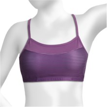 Moving Comfort Alexis Sports Bra - A/B Cups, Print (For Women) in Berry Stripe - Closeouts