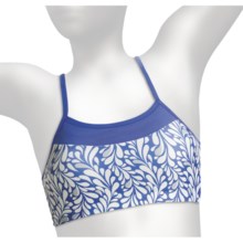 Moving Comfort Alexis Sports Bra - A/B Cups, Print (For Women) in Deep Sea Petal - Closeouts