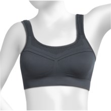 Moving Comfort Aurora Sports Bra - Medium Impact, C/D Cup (For Women) in Ebony - Closeouts