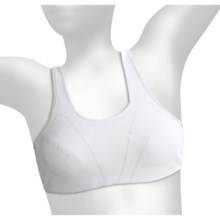 Moving Comfort Calli Sports Bra - High Impact, Compression (For Women) in White - Closeouts