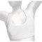 White Moving Comfort Cameo Sports Bra - High Impact, Racerback (For Women)