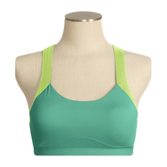 Moving Comfort Charity Sports Bra (For Women) in Seaglass
