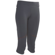 Moving Comfort Endurance Capris (For Women) in Ebony/Rainbow - Closeouts