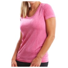 Moving Comfort Flex T-Shirt - Short Sleeve (For Women) in Shimmer Heather - Closeouts