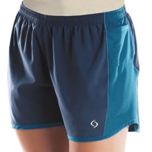 Moving Comfort Frontrunner Shorts - Built-In Brief (For Women) in Sapphire - Closeouts