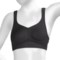 Black Moving Comfort Iris Sports Bra - A/B Cup (For Women)