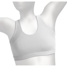 Moving Comfort Phoebe Sports Bra - CoolMax® (For Women) in White - Closeouts