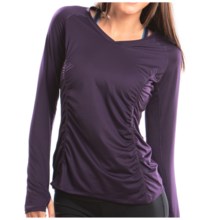 Moving Comfort Sprint Shirt - Long Sleeve (For Women) in Berry - Closeouts