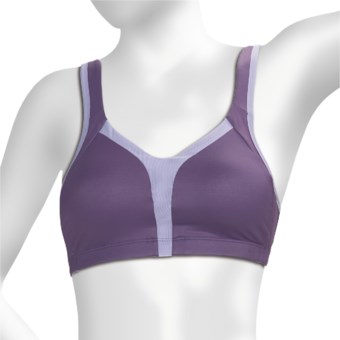 Moving Comfort Vero Sports Bra - High Impact, A/B Cup (For Women) in Grape Soda