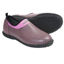 Muck Boot Company Daily Garden Shoes - Waterproof, Slip-Ons (For Women) in Pink Houndstooth - Closeouts