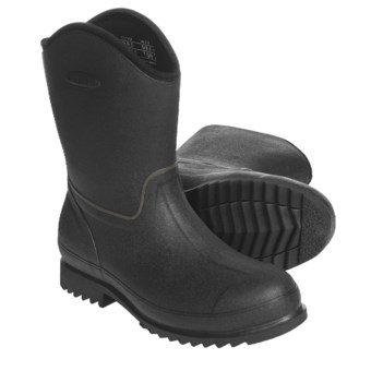 Muck Boot Company Wellie Ranch Work Boots - Waterproof (For Men and Women) in Black