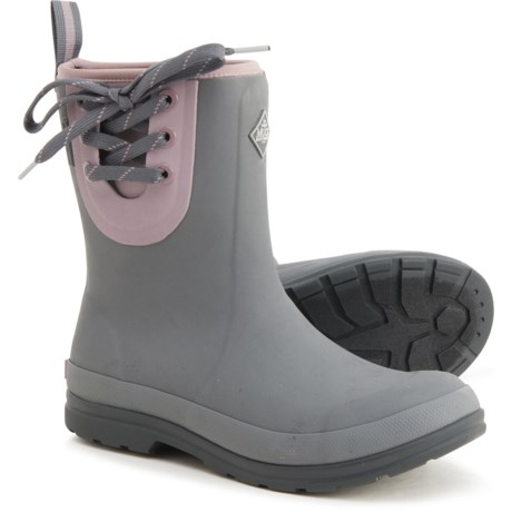 MUCK Muck Originals Pull-On Mid Boots - Waterproof (For Women) - GREY (5 )