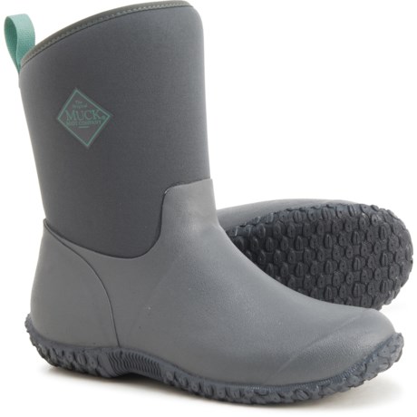 MUCK Muckster II Mid Rain Boots - Waterproof (For Women) - GREY (9 )