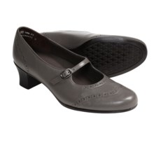 Munro American Leather Isabel Shoes - Mary Janes, High Heels (For Women) in Grey Kid - Closeouts
