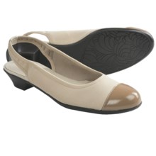 Munro American Payton Sling-Back Shoes (For Women) in Beige Fabric - Closeouts