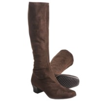 Munro American Samantha Stretch Boots - Tall (For Women) in Brown Suede - Closeouts