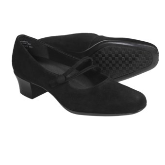 Munro American Sarah Pumps (For Women) in Black Kid Suede