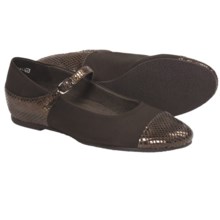 Munro American Serenity Shoes - Mary Janes (For Women) in Brown/Snake - Closeouts