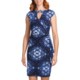 Muse Surplice Cutout Jersey Dress - Short Sleeve (For Women)