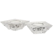 Nachtmann Bossa Nova Crystal Votive Candle Holders - Set of 2 in Crystal - Closeouts