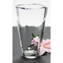 Nachtmann Carre Vase - 9-3/4", Lead Crystal in Crystal - Closeouts